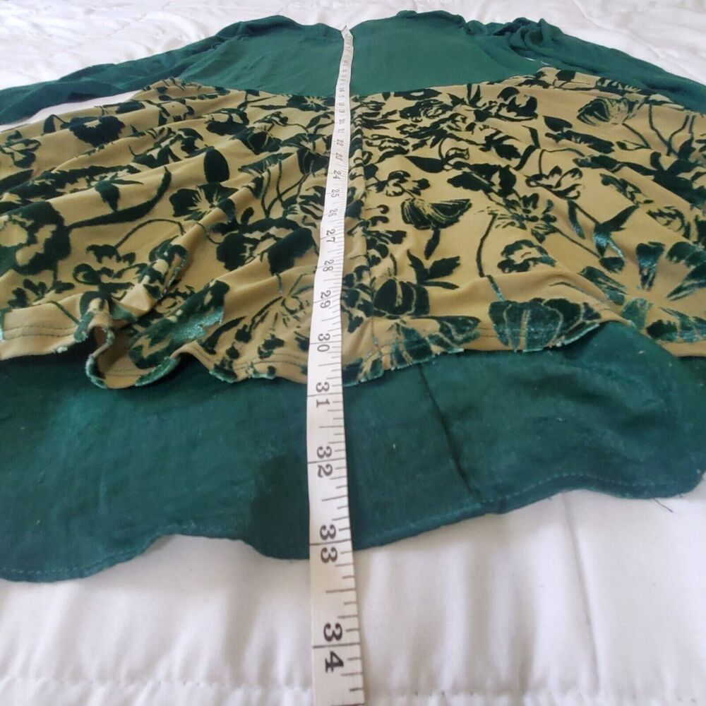 LOGO Lori Goldstein Womens Tunic Top Sz XS Green Long Sleeve Round Neck Pullover - Picture 9 of 10